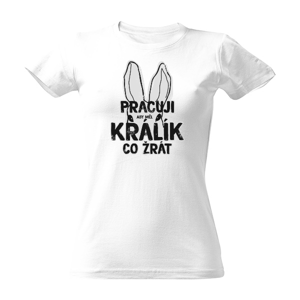 Tričko s potiskem Můj králík