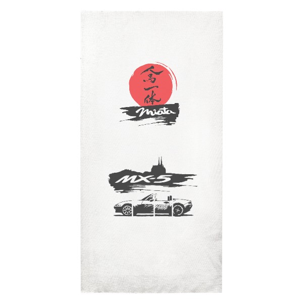 Nákrčník/bandana s potiskem Nákrčník - bandana MX5 - bílá